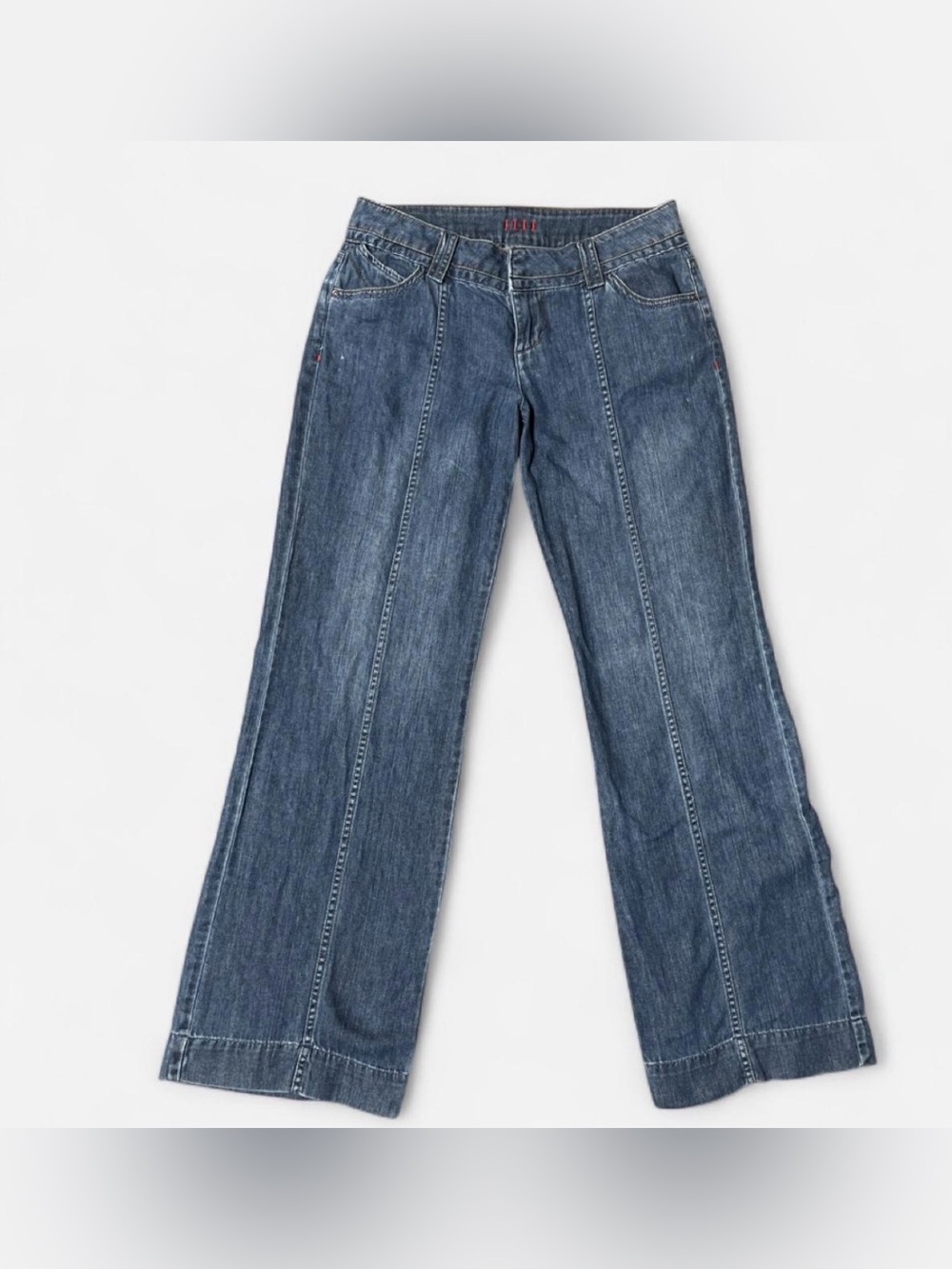 ELLE Women's Blue and Navy Trousers
